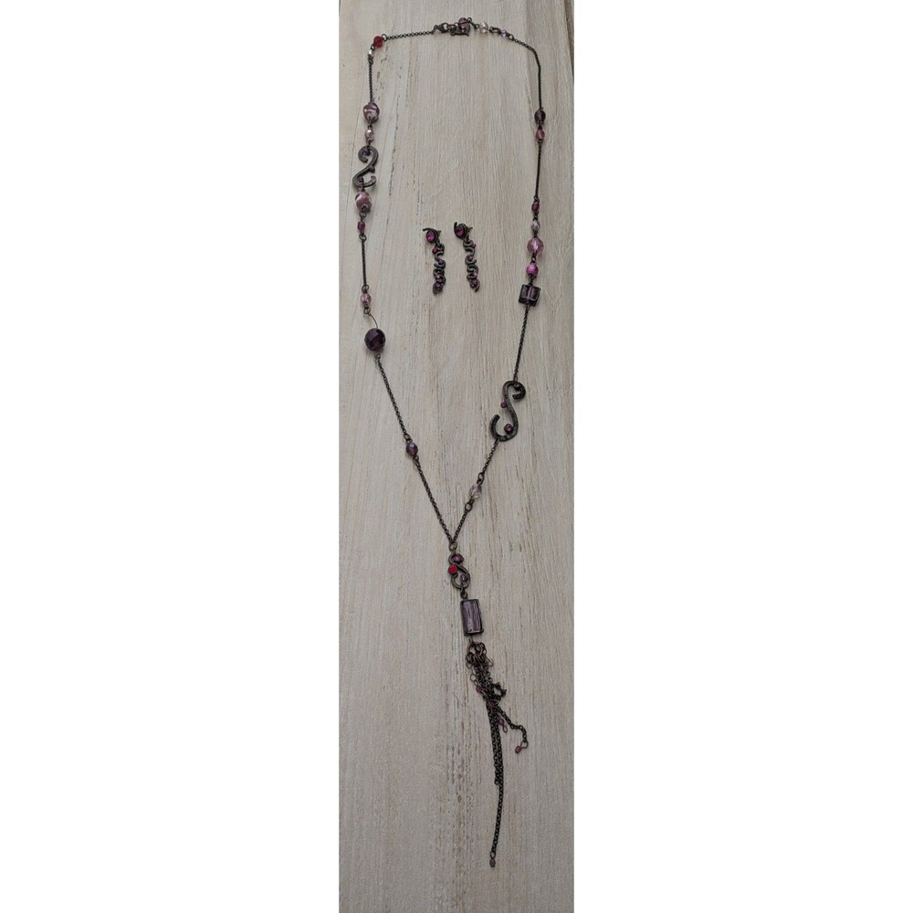 Statement Cecile Jeanne Paris necklace And Earring Set